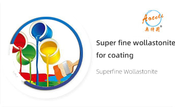 Super fine wollastonite for coating